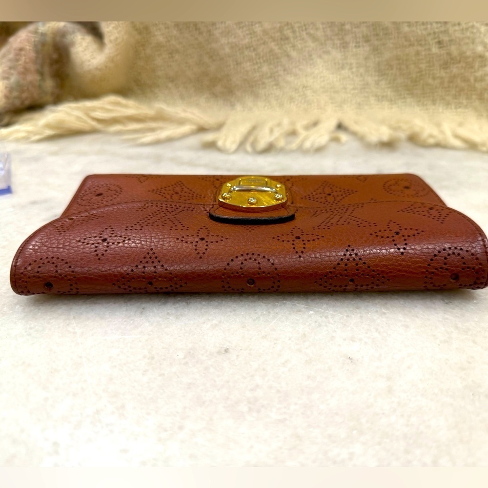 Louis Vuitton Amelia Wallet Monogram Long Wallet Cognac Brown - Picture 5 of 16